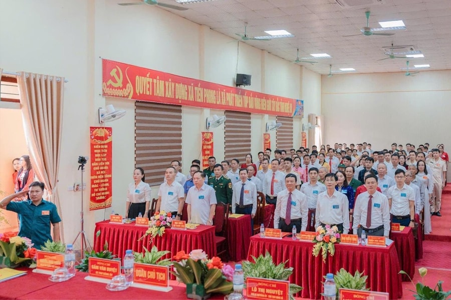 Phó Trưởng ban Nội chính Tỉnh ủy Nghệ An dự Đại hội đại biểu Đảng bộ xã Tiền Phong