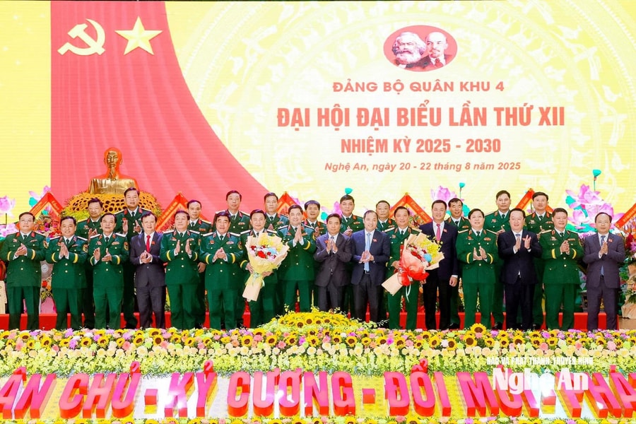 Đại hội đại biểu Đảng bộ Quân khu 4 lần thứ XII, nhiệm kỳ 2025-2030