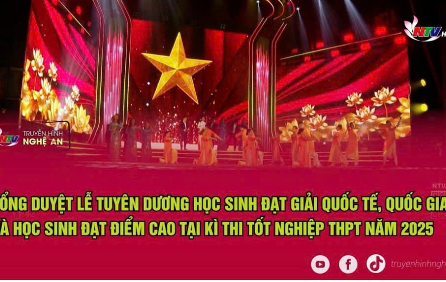 Tổng duyệt Lễ Tuyên dương học sinh giỏi Quốc tế, Quốc gia, học sinh đạt điểm cao tại kỳ thi tốt nghiệp THPT năm 2025