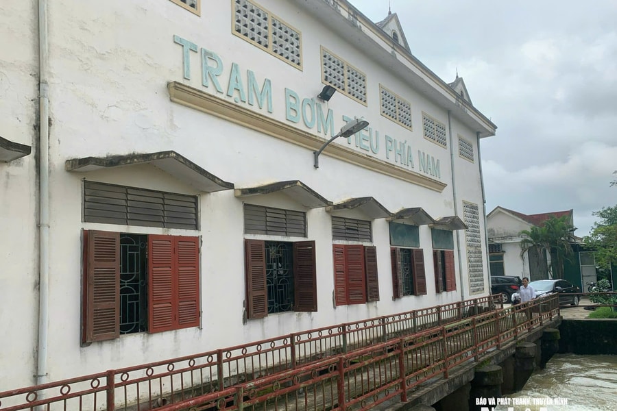 Vận hành 3/3 trạm bơm tiêu úng khu vực Trường Vinh và Thành Vinh