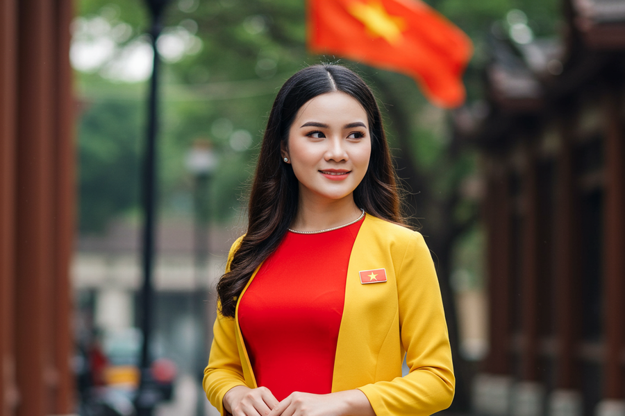 Gợi ý phối đồ màu đỏ - vàng tinh tế cho dịp kỷ niệm 80 năm Quốc khánh 2/9