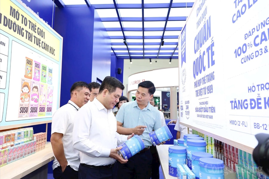 Vinamilk tái hiện hành trình từ số 0 đến Thương hiệu sữa tiềm năng nhất thế giới tại Triển lãm Thành tựu đất nước