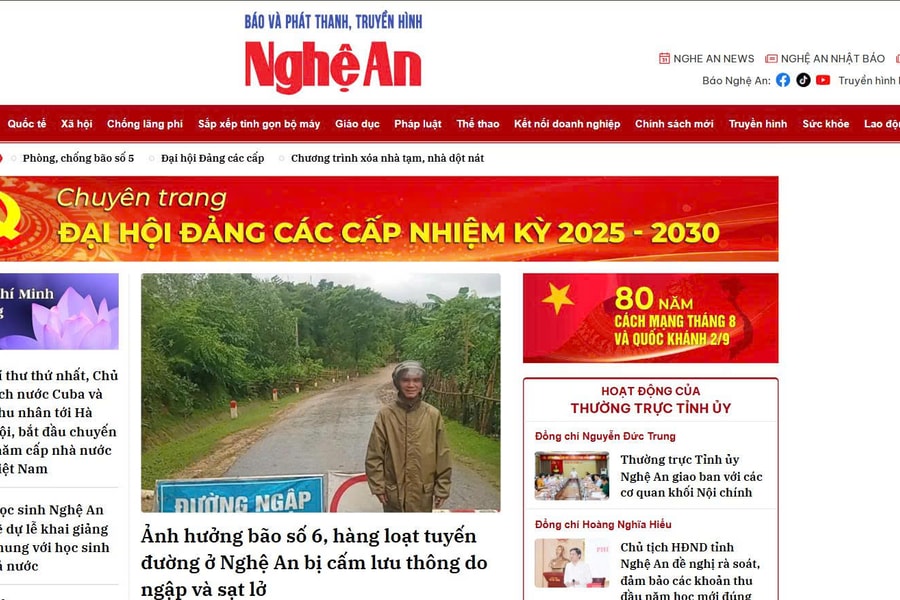 Báo và Phát thanh, Truyền hình Nghệ An thử nghiệm ứng dụng hiển thị đa ngôn ngữ