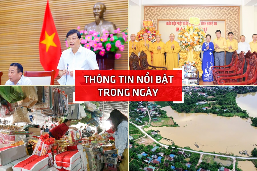 Nghệ An: Thông tin nổi bật ngày 4/9