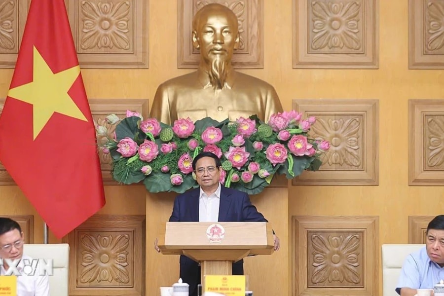 Thủ tướng Phạm Minh Chính làm việc với Hội đồng Tư vấn chính sách