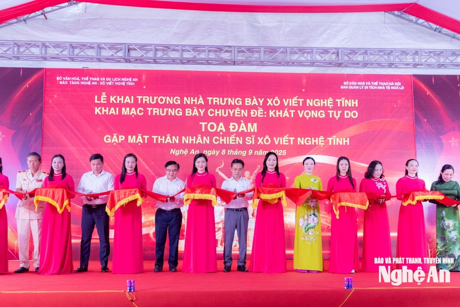 Khai trương Nhà trưng bày Xô viết Nghệ Tĩnh và gặp mặt thân nhân các chiến sĩ Xô viết Nghệ Tĩnh