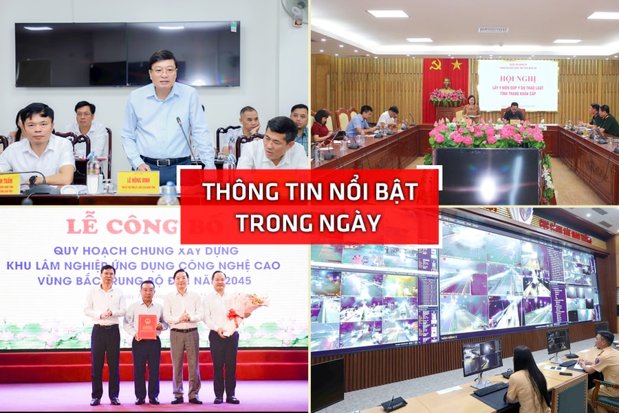Nghệ An: Thông tin nổi bật ngày 15/9