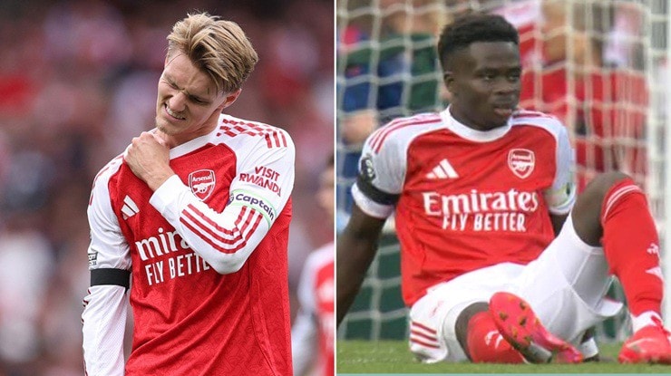 Arsenal mất Odegaard và Saka ở trận mở màn Cúp C1; U17 Thép Xanh Nam Định ngược dòng kịch tính, chủ nhà TP.HCM khởi đầu thuận lợi