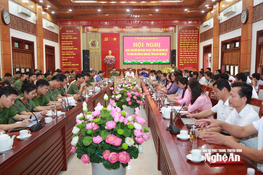 Nghệ An: 1.517 trường học triển khai mô hình giáo dục pháp luật, kỹ năng sống