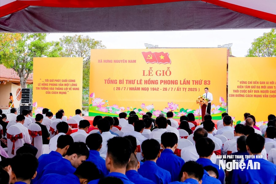 Trang trọng Lễ giỗ lần thứ 83 của Tổng Bí thư Lê Hồng Phong