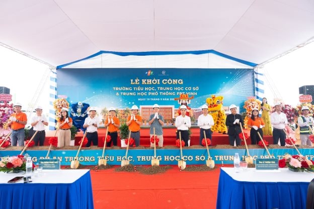 Ecopark và FPT khởi công tổ hợp giáo dục liên cấp tại đại đô thị Eco Central Park