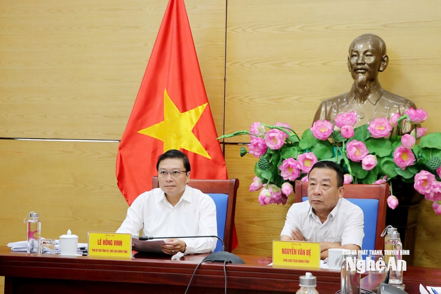 Lãnh đạo tỉnh họp trực tuyến triển khai công tác ứng phó với siêu bão Ragasa