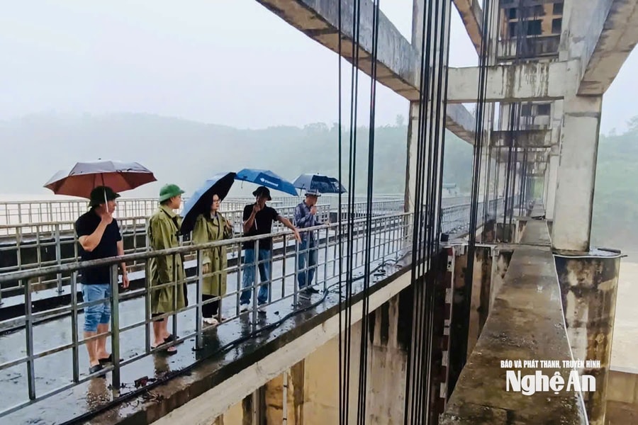 Nghệ An kiểm tra an toàn hồ, đập thuỷ điện, chủ động ứng phó với bão số 10