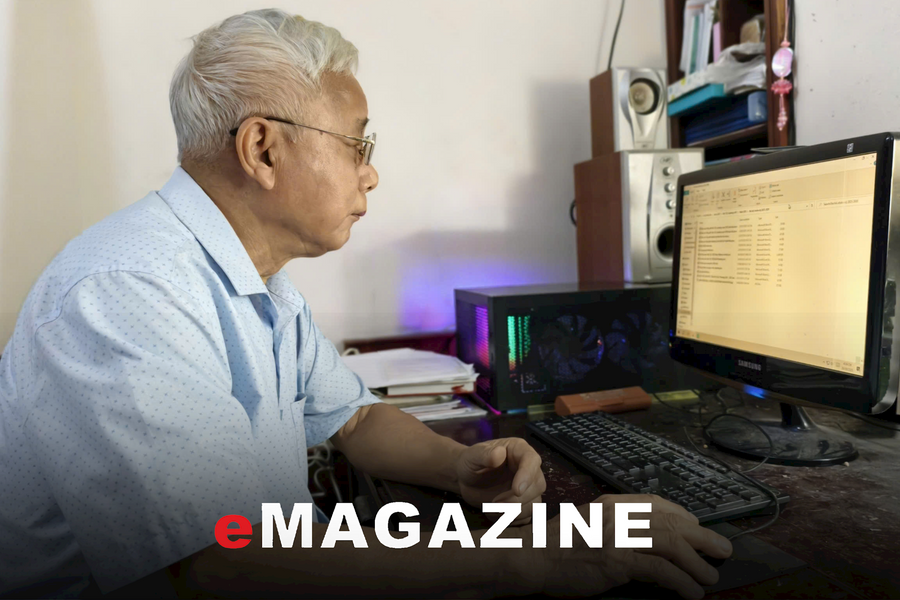 Hành trình tự học đáng ngưỡng mộ của cụ ông 82 tuổi