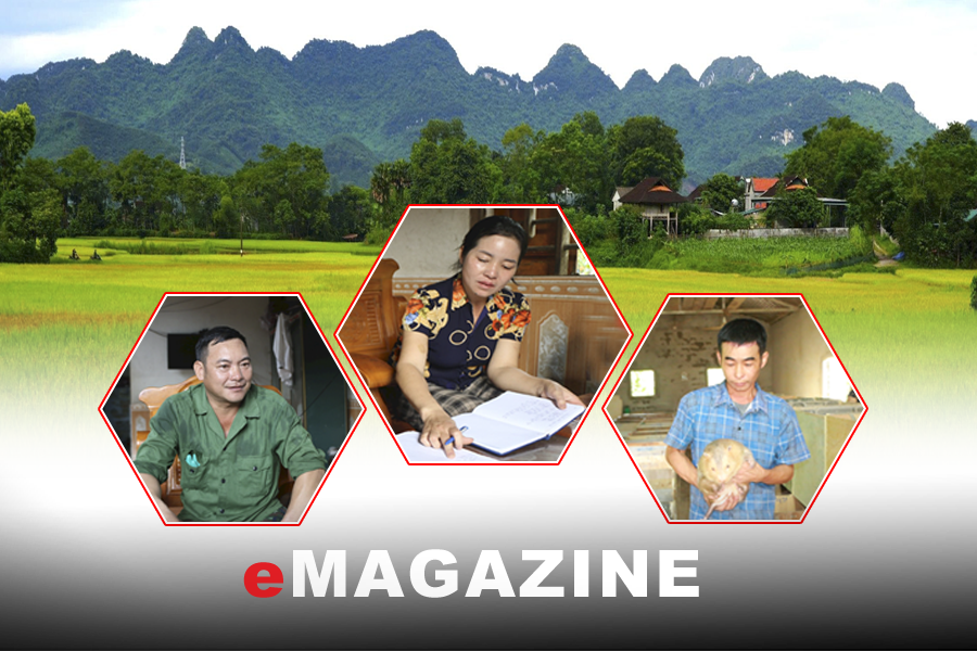 Những "đầu tàu" gương mẫu của bản làng