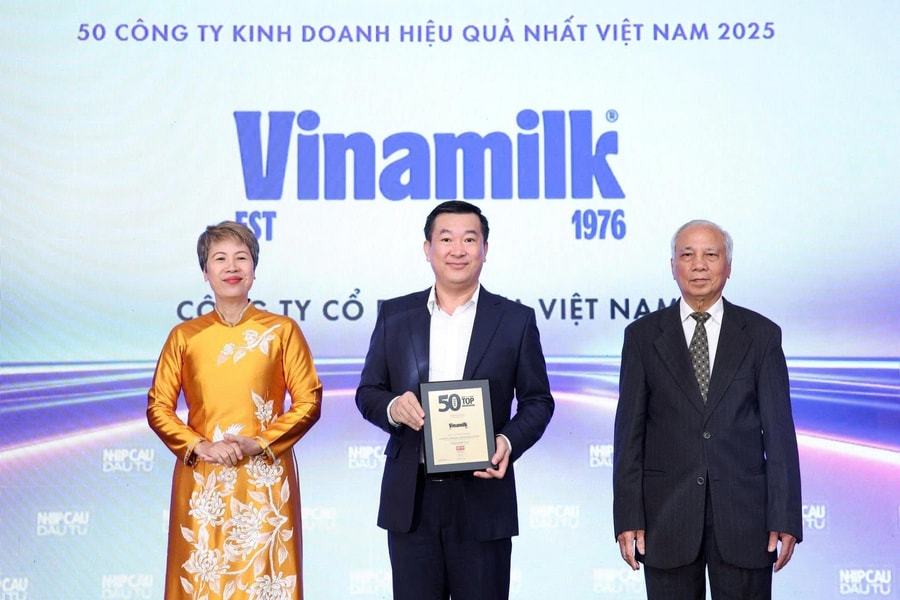 Vinamilk lần thứ 14 liên tiếp được vinh danh top 50 Công ty hiệu quả nhất Việt Nam