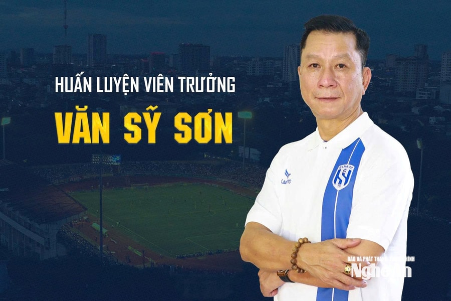 Tân HLV trưởng Sông Lam Nghệ An Văn Sỹ Sơn mong người hâm mộ kiên nhẫn, hứa cố gắng để không phụ lòng tin