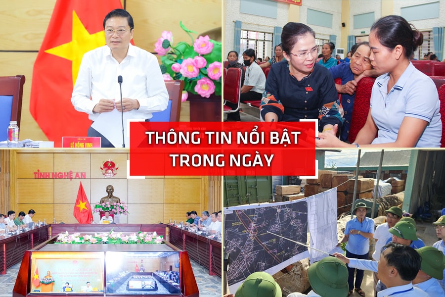 Nghệ An: Thông tin nổi bật ngày 7/10