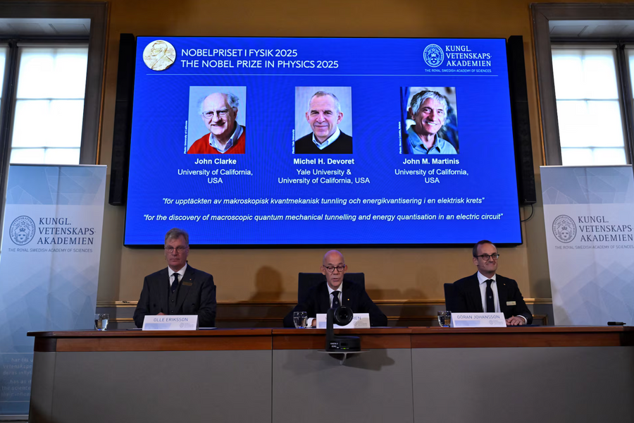Nobel Vật lý 2025: Vinh danh bộ ba nhà khoa học hé lộ vật lý lượng tử trong đời thực