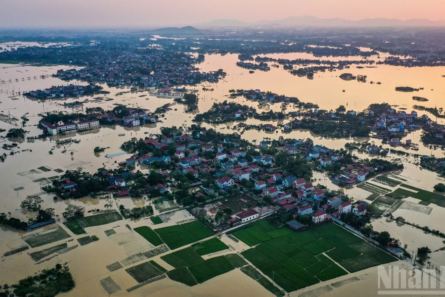 Tin lũ Bắc Ninh: Lũ sông Cầu, sông Thương có thể chạm đỉnh lũ lịch sử vào sáng 10/10