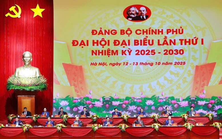 Khai mạc Đại hội đại biểu Đảng bộ Chính phủ lần thứ I nhiệm kỳ 2025-2030