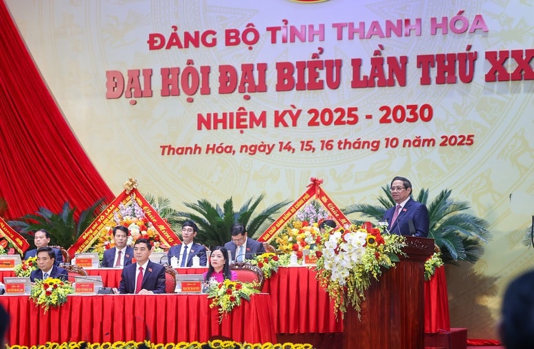 Phó Bí thư Thường trực Tỉnh ủy Nghệ An dự Đại hội đại biểu Đảng bộ tỉnh Thanh Hóa lần thứ XX, nhiệm kỳ 2025 - 2030