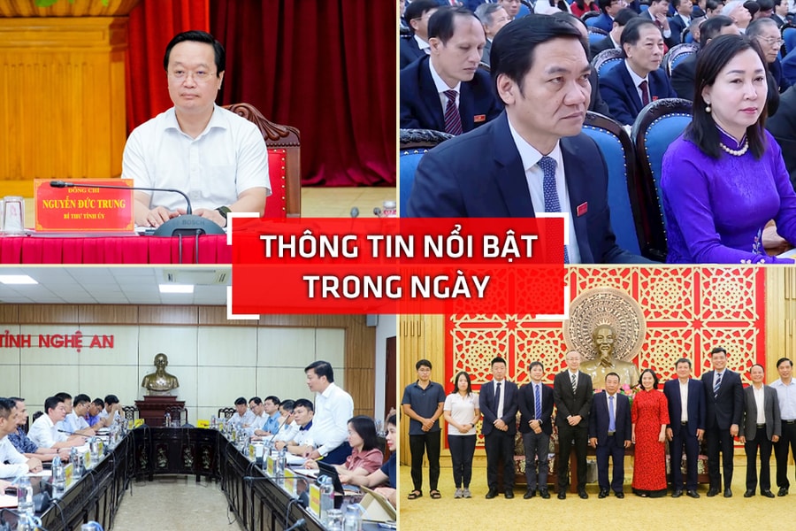 Nghệ An: Thông tin nổi bật ngày 15/10
