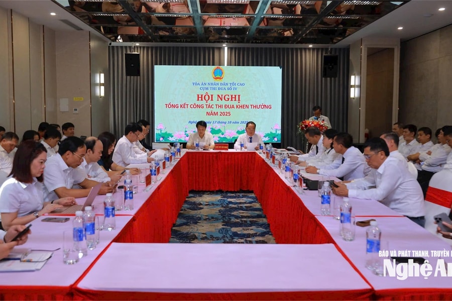 Cụm thi đua số IV Tòa án nhân dân tổng kết công tác thi đua, khen thưởng năm 2025