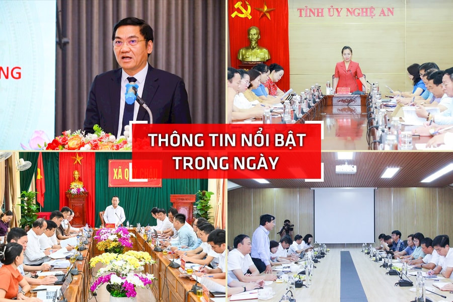 Nghệ An: Thông tin nổi bật ngày 17/10