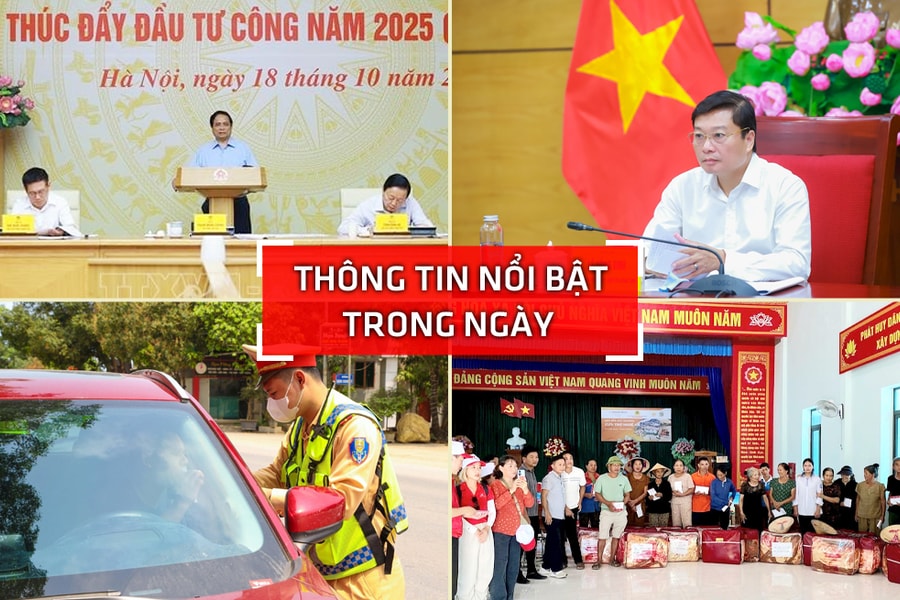 Nghệ An: Thông tin nổi bật ngày 18/10
