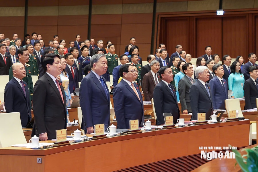 Kỳ họp cuối cùng Quốc hội khóa XV trọng thể khai mạc