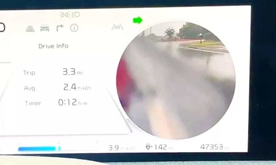 Kia EV6 và Blind Spot View Monitor: Khi mưa là phép thử