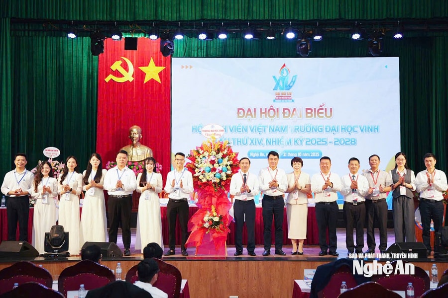 Đại hội Hội Sinh viên Trường Đại học Vinh khóa XIV nhiệm kỳ 2025 - 2028