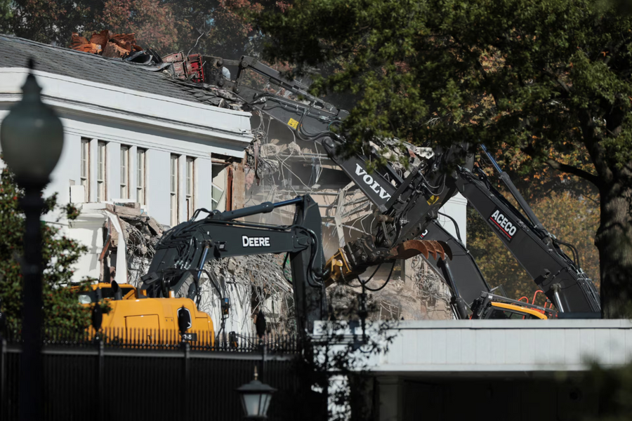 Nhà Trắng xác nhận phá dỡ toàn bộ Cánh Đông để xây phòng khiêu vũ mới