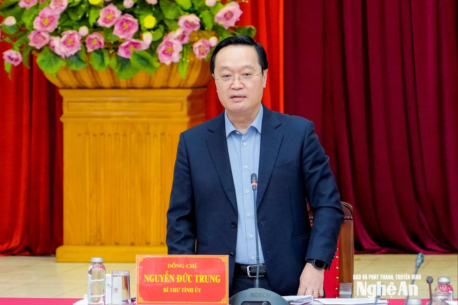 Ban Chấp hành Đảng bộ tỉnh Nghệ An khóa XX tổ chức hội nghị lần thứ 2