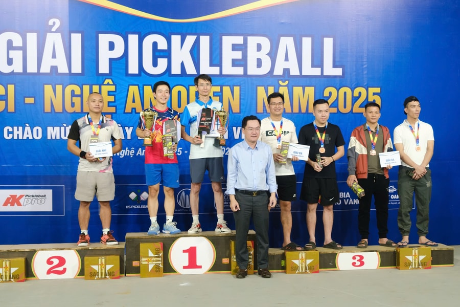 Bế mạc giải Pickleball VCCI - Nghệ An Open năm 2025