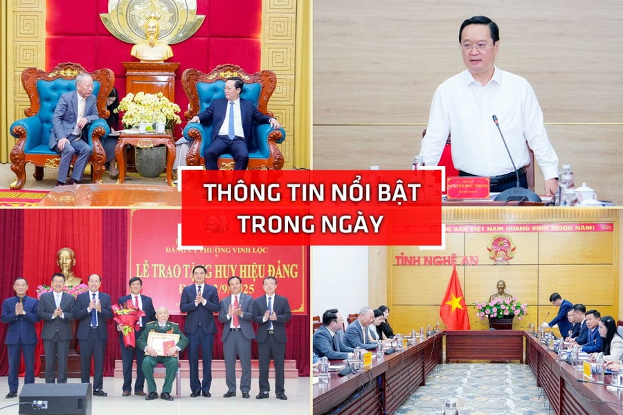 Nghệ An: Thông tin nổi bật ngày 27/10