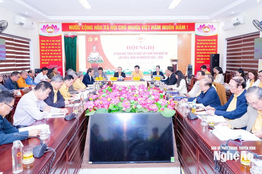 Đại hội đại biểu Mặt trận Tổ quốc Việt Nam tỉnh Nghệ An lần thứ XVI dự kiến diễn ra từ ngày 20 - 21/11