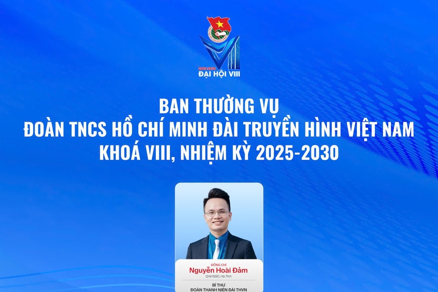 Công bố Ban chấp hành Đoàn Thanh niên VTV nhiệm kỳ 2025-2030