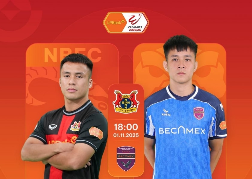 Ninh Bình vs Becamex TP HCM: dự báo chiến thuật lúc 18h00