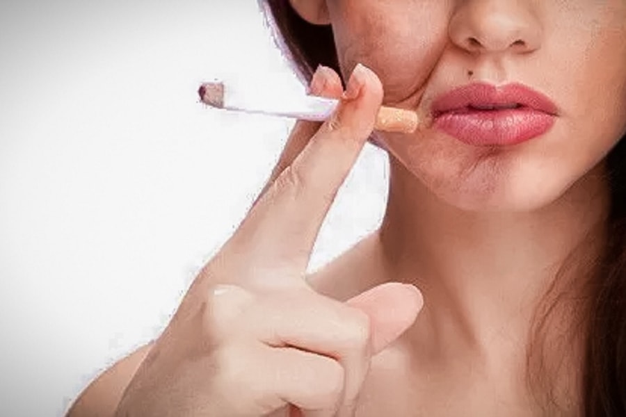 Đừng để khói thuốc “vẽ thêm” nếp nhăn trên khuôn mặt bạn