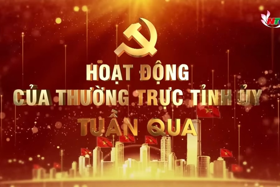 Hoạt động của Thường trực Tỉnh ủy trong tuần (27/10 – 2/11)