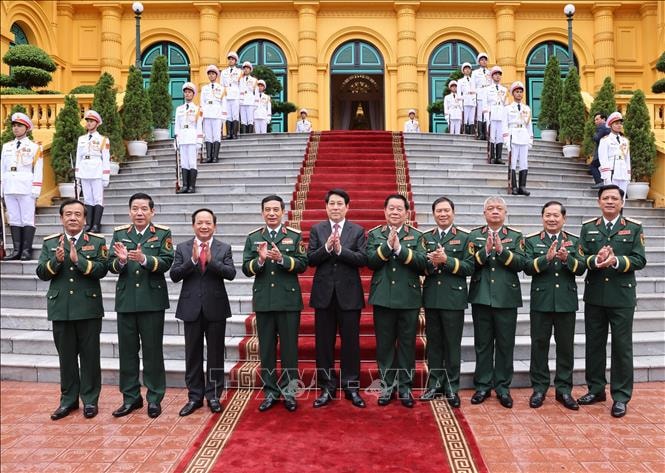 Trao quyết định bổ nhiệm Chủ nhiệm Tổng cục Chính trị và thăng quân hàm Đại tướng, Thượng tướng