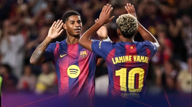 Rashford ấn định thắng 3-1, thăng hoa ở Barcelona