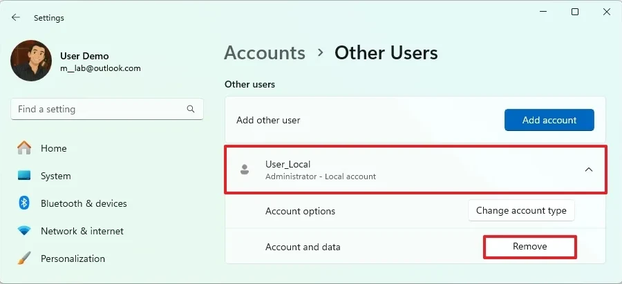 Hướng dẫn 6 cách xóa tài khoản người dùng trên Windows 11