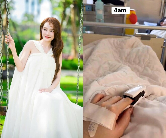 Nhã Phương nhập viện lúc 4h sáng khi đang mang thai lần 3