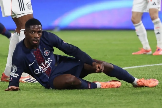 PSG thua Bayern 1-2: Canh bạc Dembele vỡ sau 25 phút