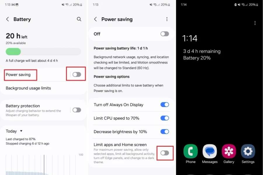 5 cài đặt giúp kéo dài thời lượng pin trên điện thoại Android
