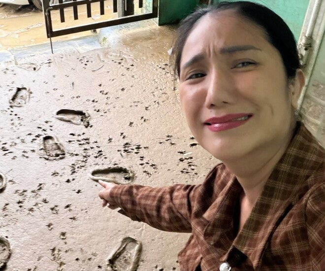 Nhà Cát Tường, Long Nhật ngập sâu sau trận lũ lịch sử