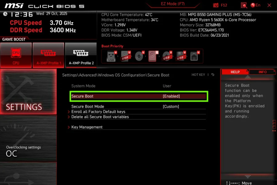 Secure Boot: Hướng dẫn kích hoạt lớp bảo vệ thiết yếu